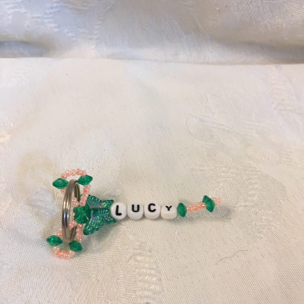 LUCY personalized keychain-NEW